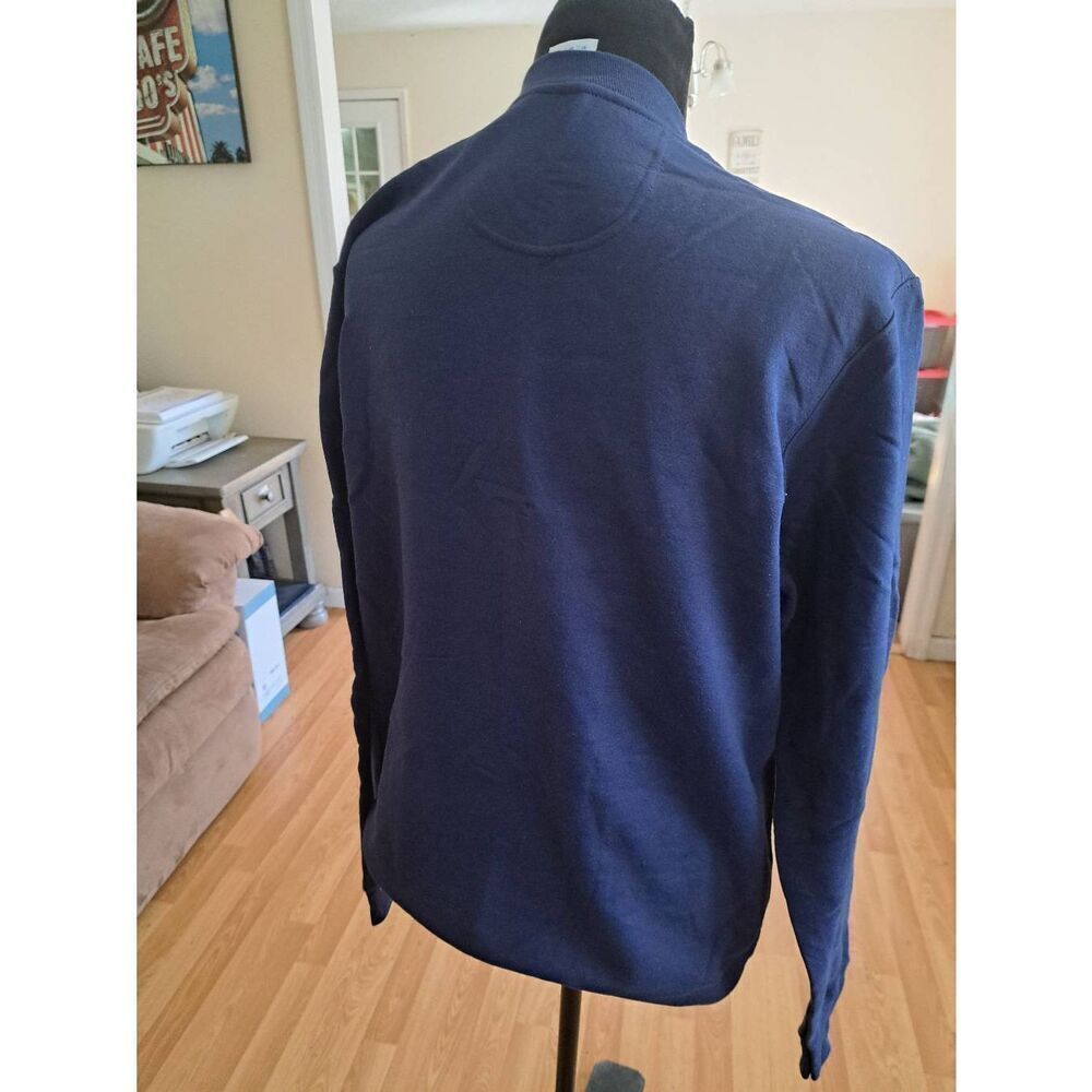 New Medium Lee Massachusetts Long Sleeve Crew Neck Pullover Fleece Sweatshirt - Picture 3 of 3